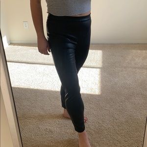 Free People, Pleather Leggings, Size 31